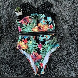 One Piece Tropical Swimsuit
